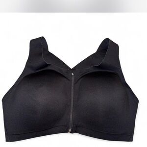 Women’s Lululemon black front-Zip Comfort Bra - Women Intimates & Sleepwear 38DD
